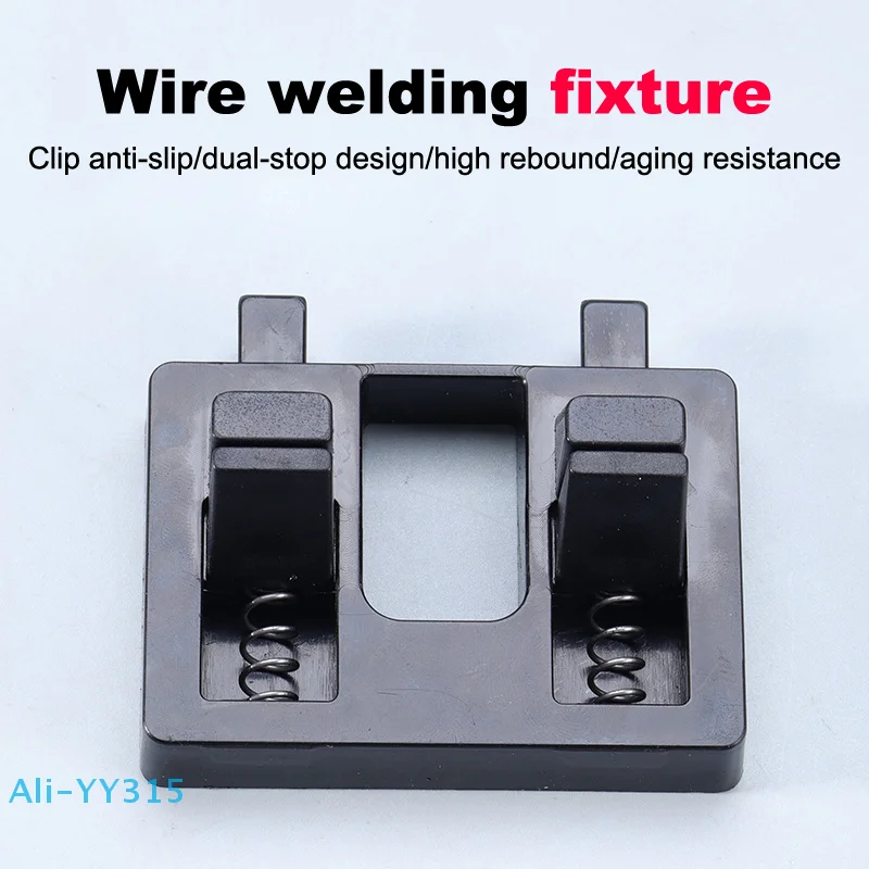

1pc Stabilizing Welding Fixture with Electric Wire Management, Dual Non-Slip Clamps, Soldering Equipment