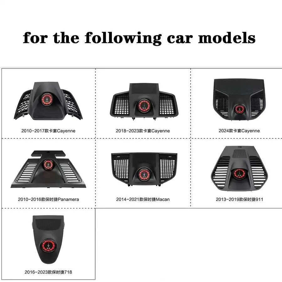 New Upgrade LCD For Porsche macan 2014-2021 Interior Dashboard Central Clock Compass Time Electronic Meter Car Stopwatch