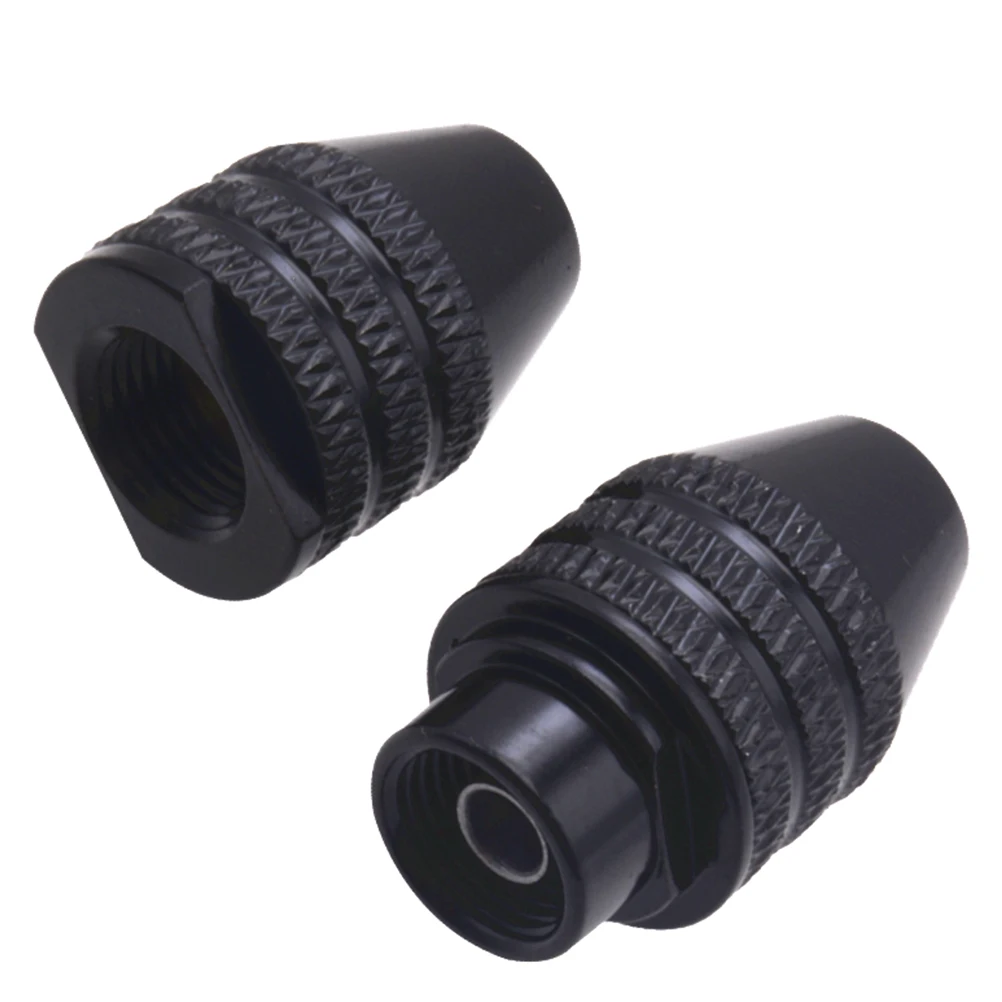 

3-Jaw Keyless Drill Chuck Lightweight Aluminum Alloy Clamp 0.3-3.2mm M8 Hole Quick Release Adapter for Non-