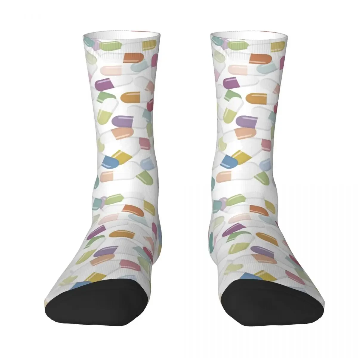 

Who Dropped The Pills Socks Harajuku High Quality Stockings All Season Long Socks Accessories for Unisex Gifts