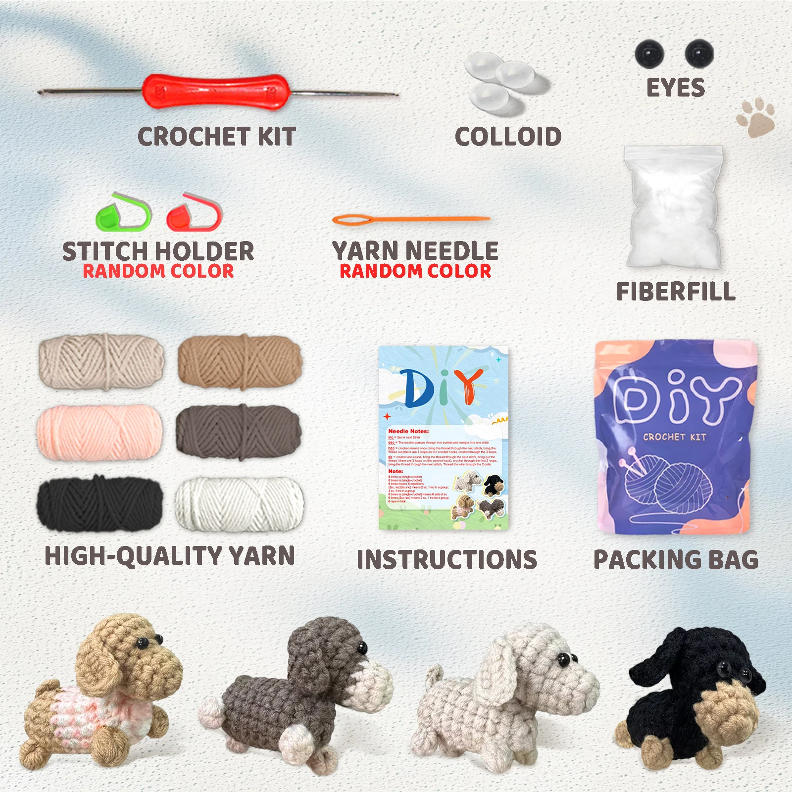 YAMAXIN 4PC Kit DIY de agulhas - Art Craft Yarn avaliação e preço