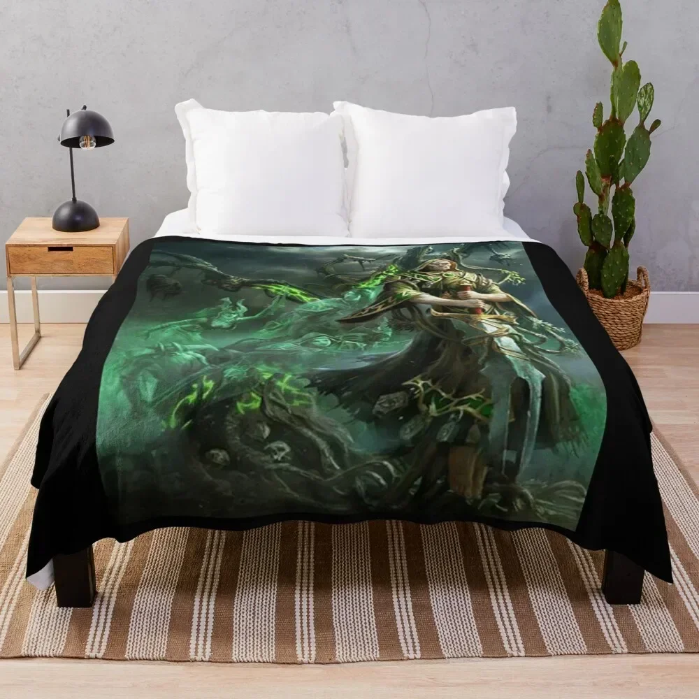 

Warmachine - Cassius the Oathkeeper and Wurmwood Tree of Fate Throw Blanket Soft Warm Blanket Gift for Grandparents