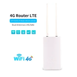 Enrutador Wifi 4G para exteriores, enrutador de 150Mbps con tarjeta Sim, extensor de refuerzo impermeable para cámara IP