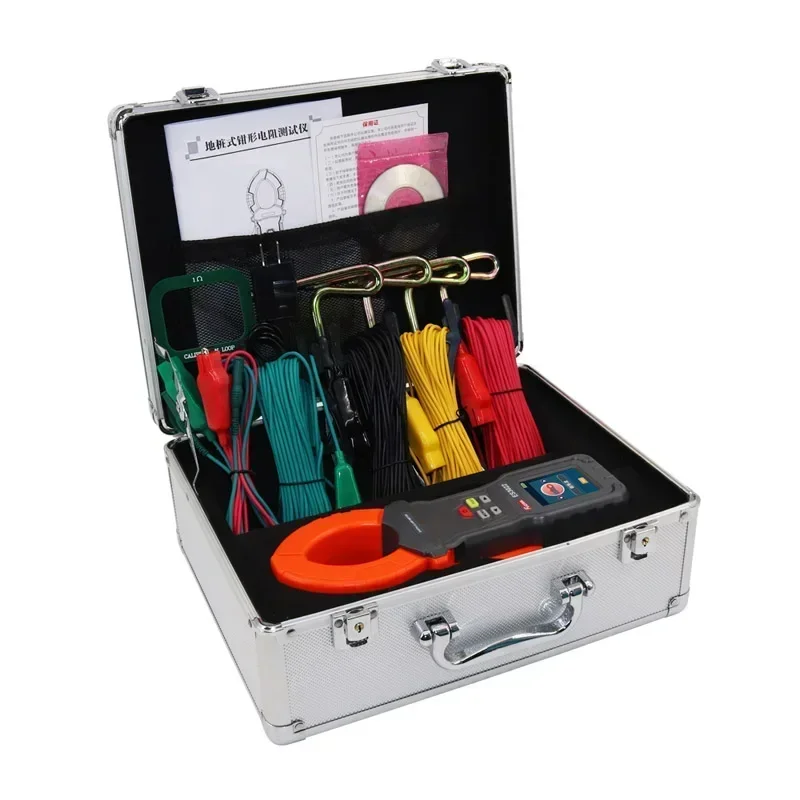 

Ground pile clamp type grounding resistance tester/circuit resistance tester