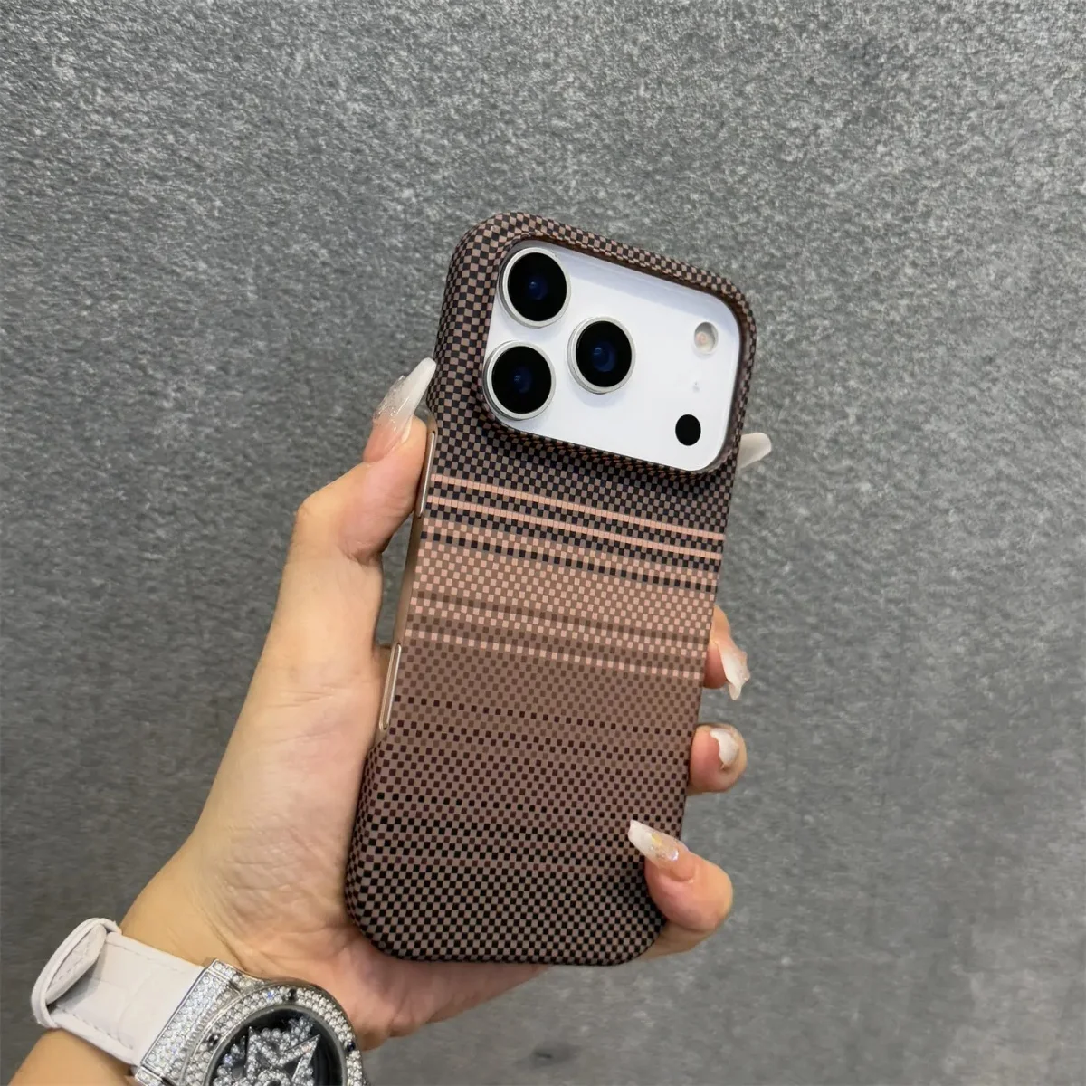 Slim Frameless Carbon Fibre Sunset PC For Magsafe Magnetic Case For iPhone 18 17 Air 16 Plus 15 14 13 Pro Max Shockproof Cover