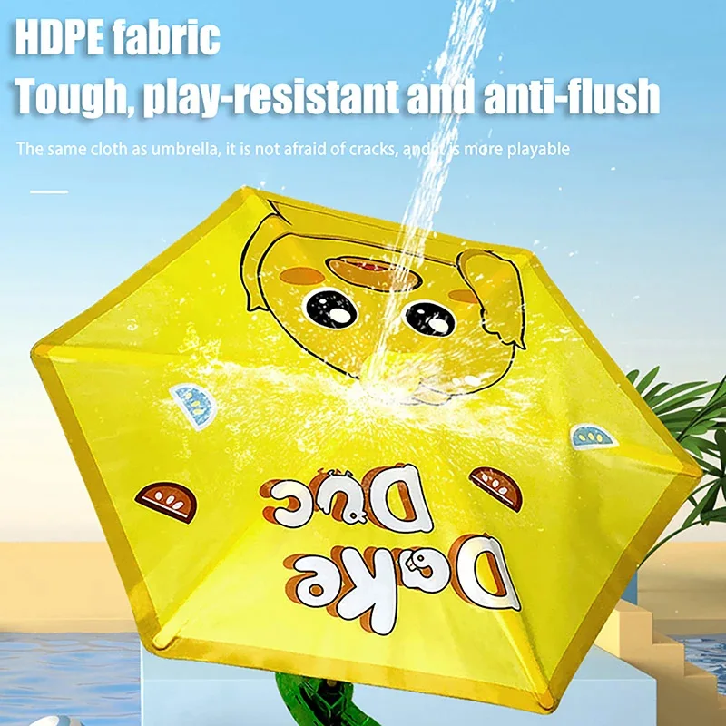 Nouveau jouet créatif de pistolet à eau avec un petit parapluie, jouets d'eau de Rafting de plage d'été, jouets de plage de piscine pour cadeaux de fête d'anniversaire