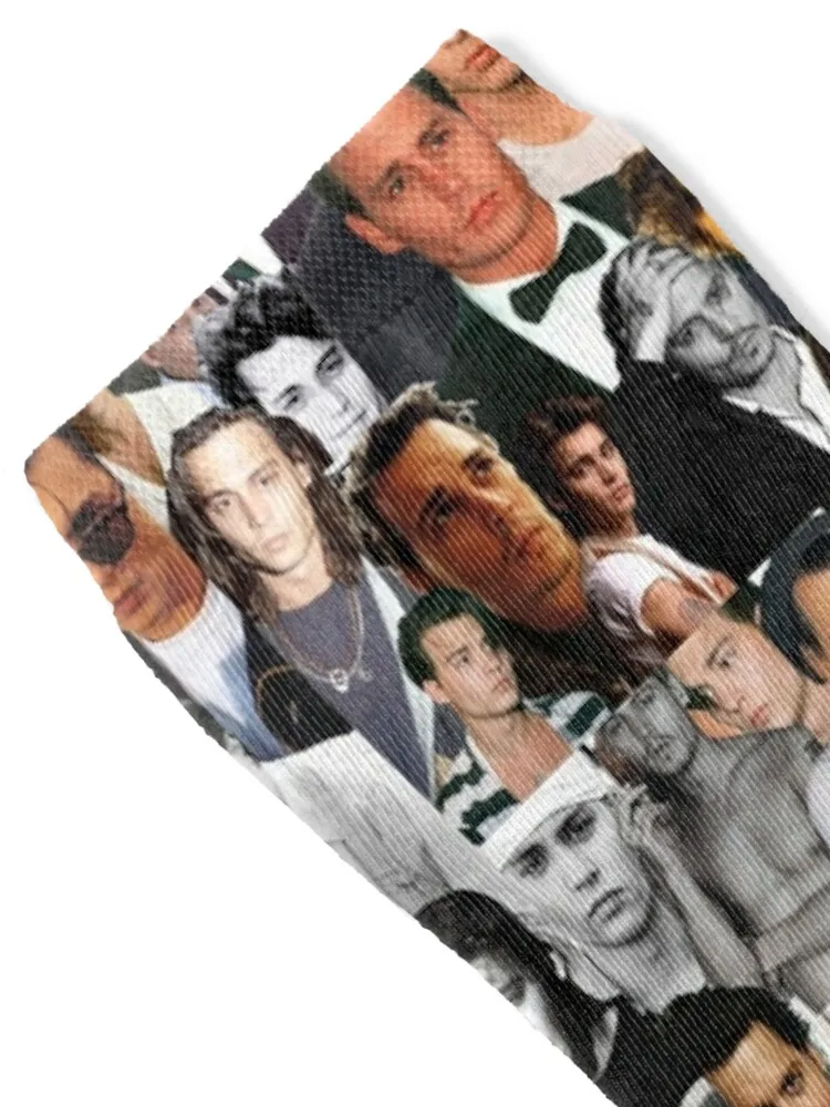 Johnny Depp Collage Socks Children's hockey compression cute Ladies Socks Men's