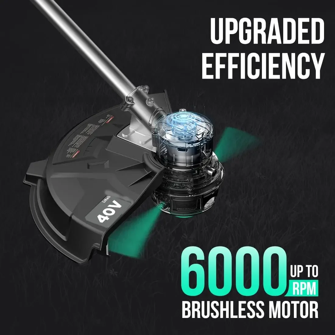 40V Cordless String Trimmer Brushless Motor 14