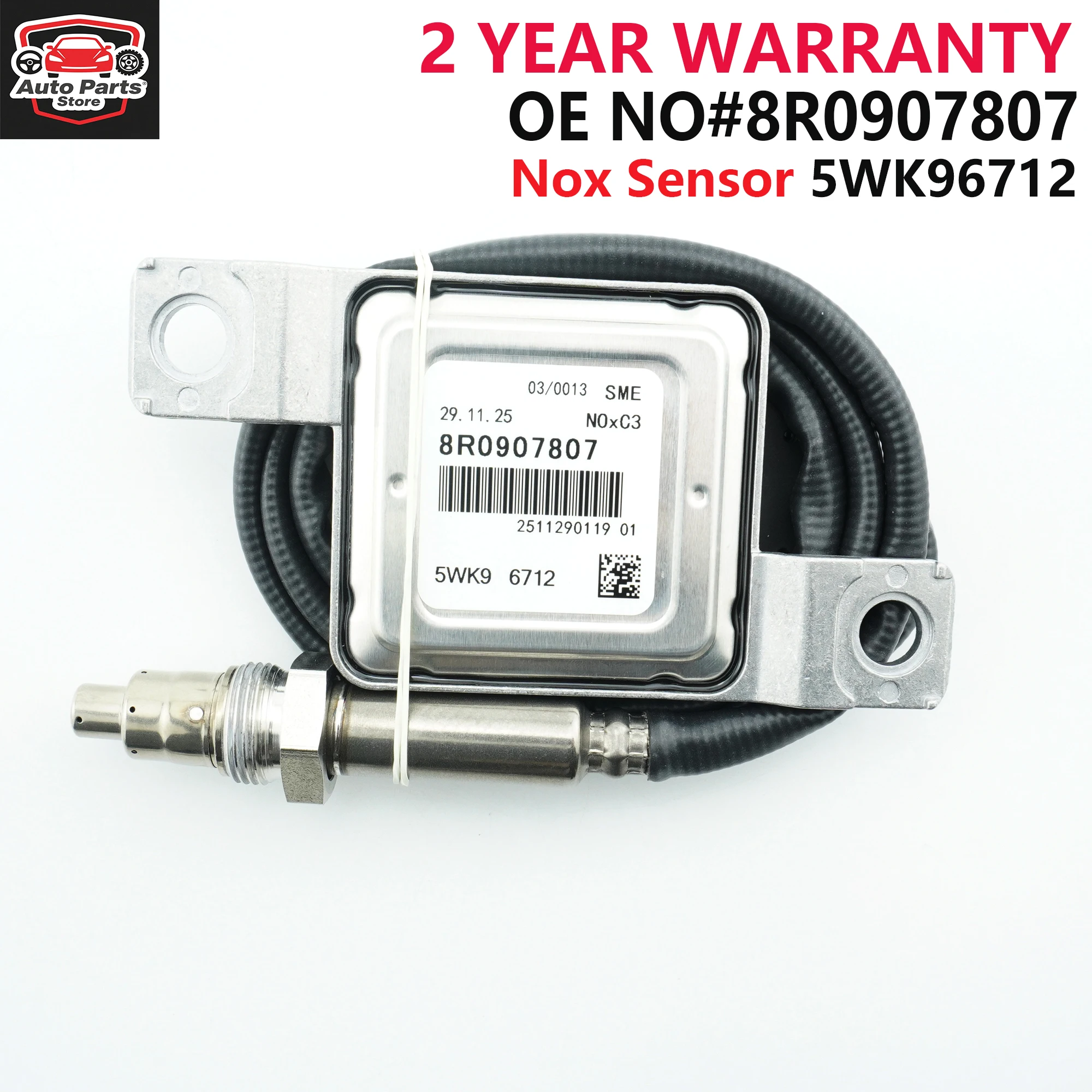 

8R0907807 5WK96712 5WK9 6712 New Nox Sensor Nitrogen Oxide Sensor For VW