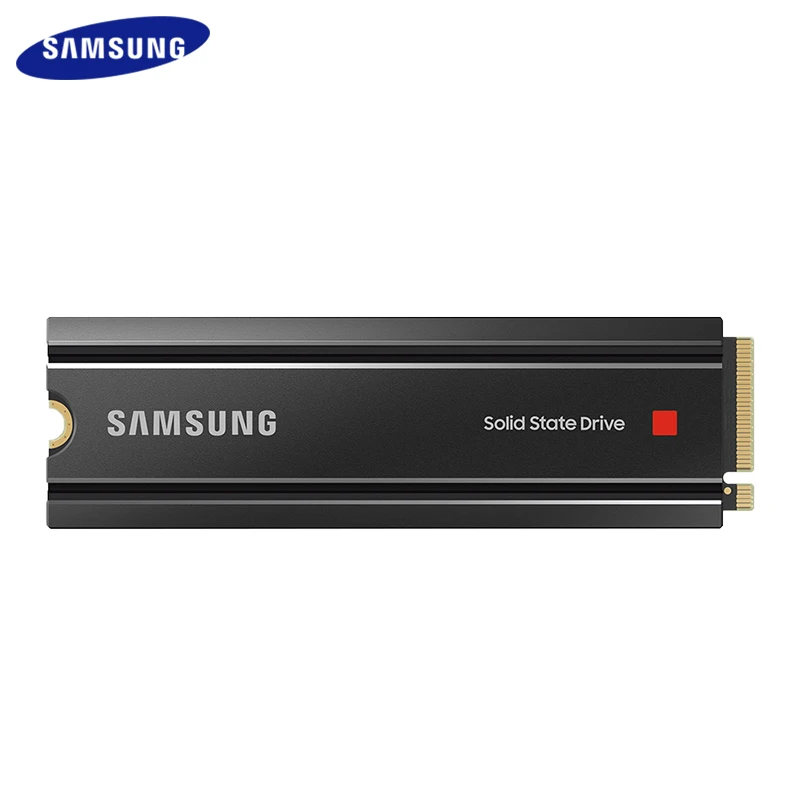 Imagem -03 - Samsung-ssd de Estado Sólido Interno para pc 100 Original 1tb Nvme M.2 Ssd 2tb 980 Pro Dissipador de Calor Pcie 4.0 Gen Compatível com Ps5