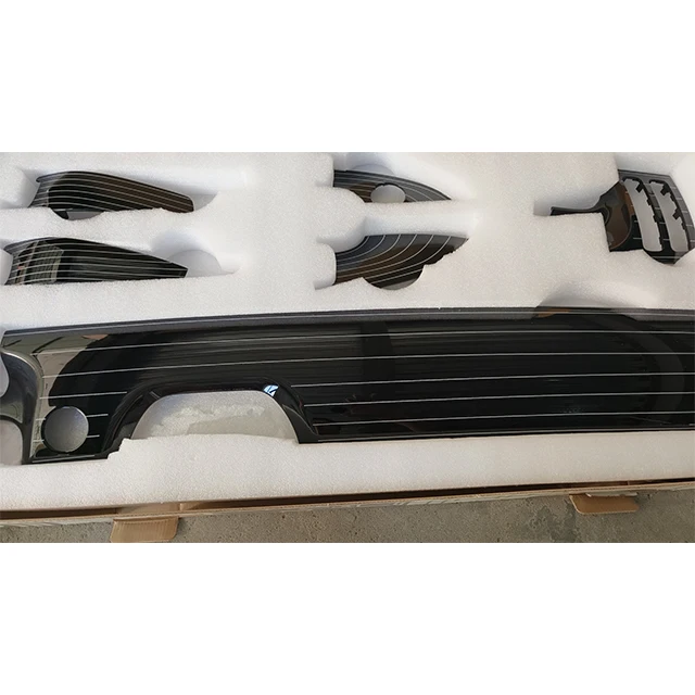 L2025Central Control Peach Wood Grain Interior 6-piece Set, Interior Modification S W223 Piano Black Interior Panel