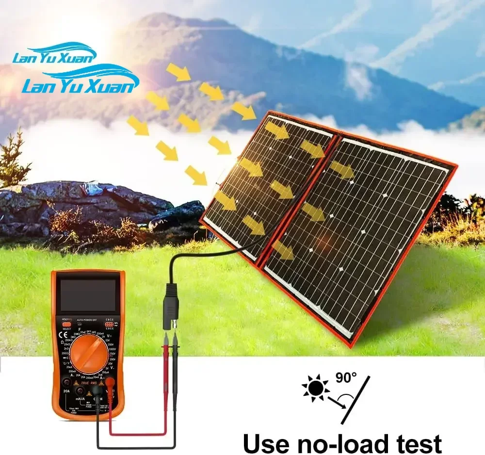 18V 80W Flexible Foldble Mono Solar Panel Outdoor for Travel&Boat&RV High Quality