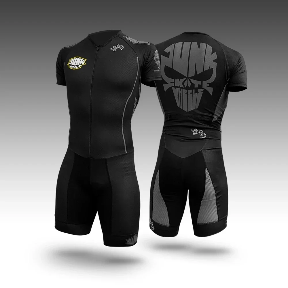 Junk Skates Triathlon Skinsuit Heren Speed Inline Roller Skate Skinsuit Fast Skate Ciclismo Cycle Bike Kleding Roller Jumpsuit view 5