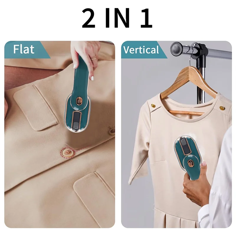 

A95I-Portable For Clothes Steamer Iron Fast Heat-Up,Compact Wrinkle Remover For All Fabrics US Plug Purple;