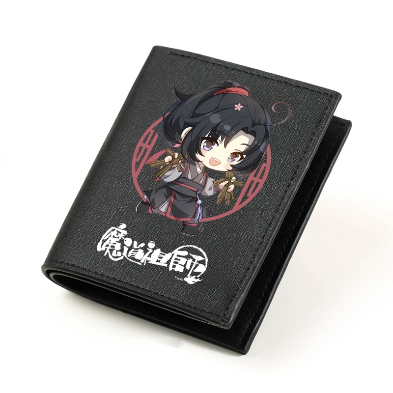 Anime Grandmaster of Demonic Cultivation Wei Wuxian Lan Wangji Unisex Long Short Faux Leather Wallet Gift