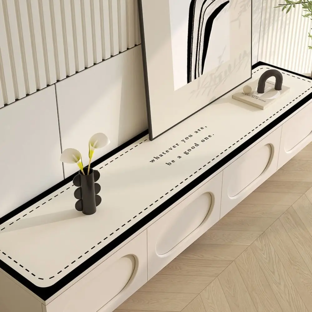 

Oil-proof American Style TV Cabinet Cloth Waterproof Washless Countertop Protective Mat Comfortable Thickened