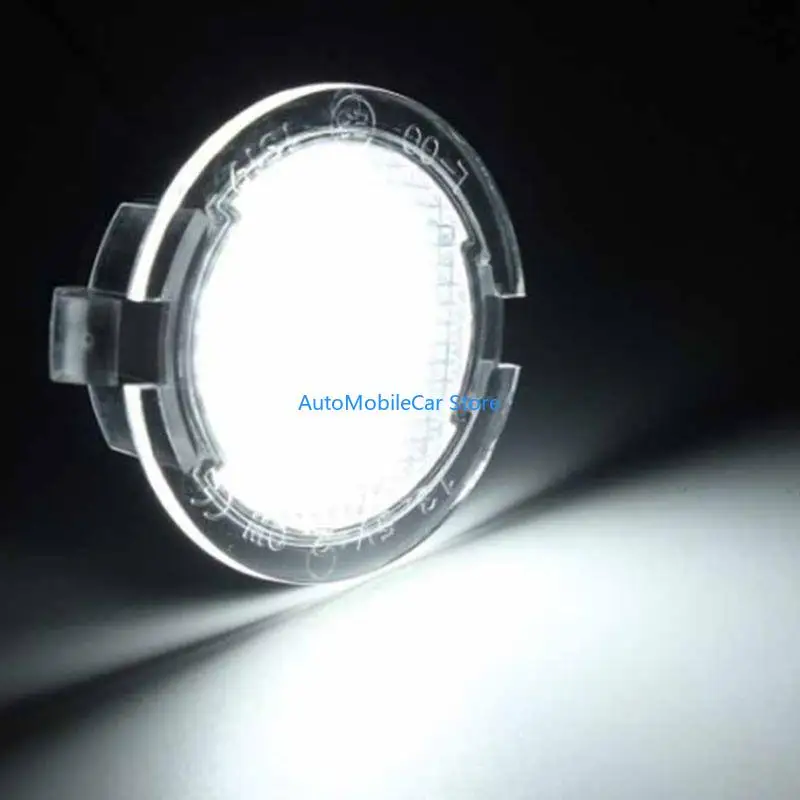 G8TE 2Pcs Car Under Side Mirror Light Puddle Lamp for Edge for Fusion Explo