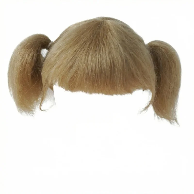 

JD203 3-4" 4-5" 5-6" 6-7" 7-8" 8-9" Twins short Pony Mohair BJD Wigs 1/12 / 1/ 1/6 1/4 1/3 YOSD MSD SD DOD Doll Accessories