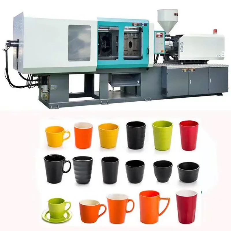 Automatic Plastic Disposable Cup Bowl Plate Tray Thermoforming Forming Making Machine Flower Pot Injection Molding Machine