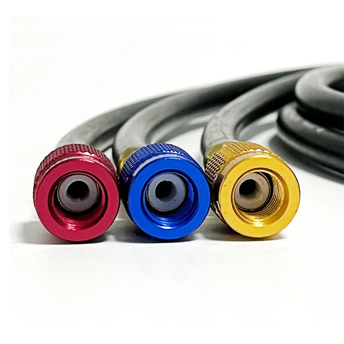 CMCN R410A 1/4 Inch SAE Charging Hose Set HVAC Air Condition Refrigerant Charging Hoses for R410A R22 R134A