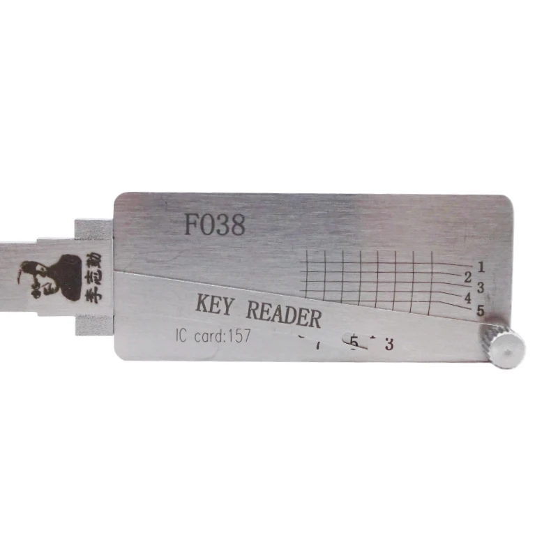 High Quality Lishi FO38 Locksmith Tool Professional Key Reader Flat Milling for Ford models