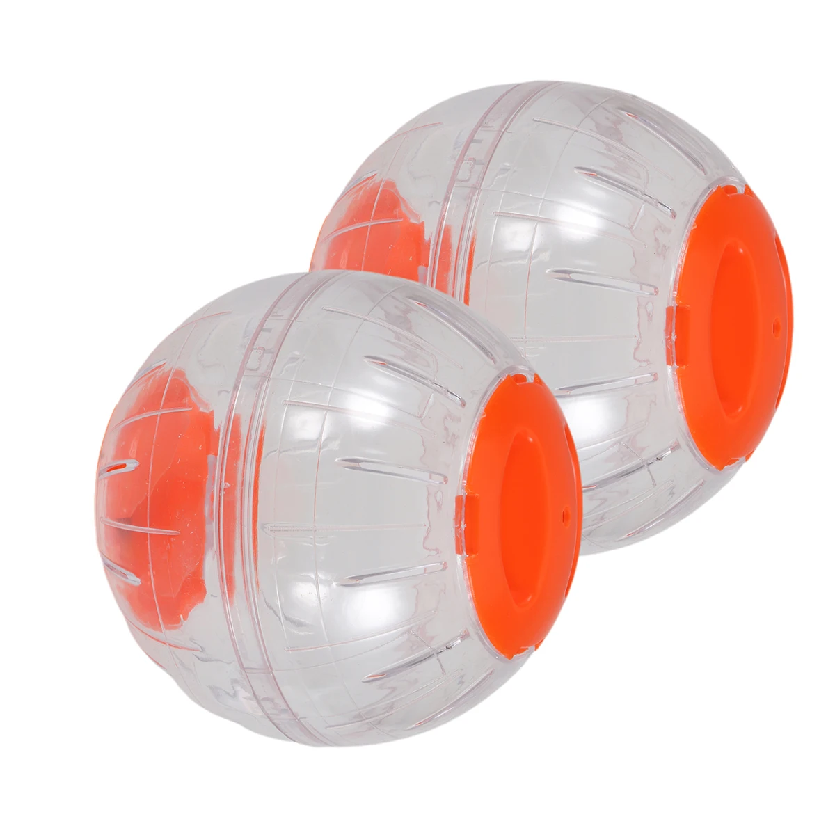 

Crystal Hamster Safe Non-Toxic Plastic Play For Small Pets Hamster Exercise Ball Small Pet Running Ball Orange Pet