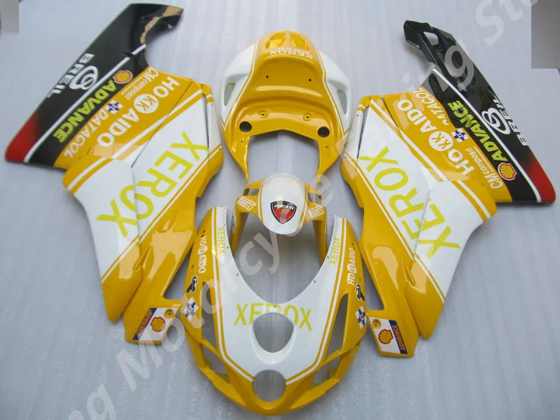 For DUCATI 749 999 2003-2004 749 03 04 Motorcycle ABS Injection Body Fairing Kit yellow white black