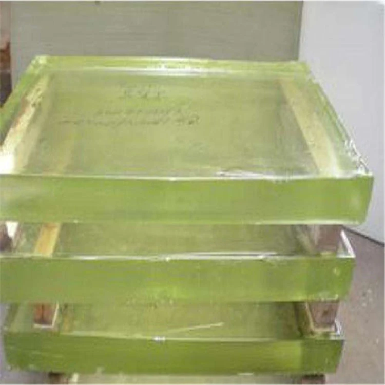 Elastic Rubber Sheet Polyurethane Damping Plate Die Cutter Beef Tendon Punching Pad
