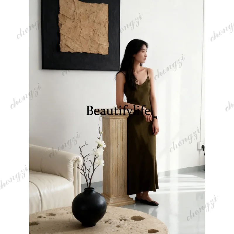 Retro column floor ornament Roman column flower stand European living room Hotel entrance sculpture table