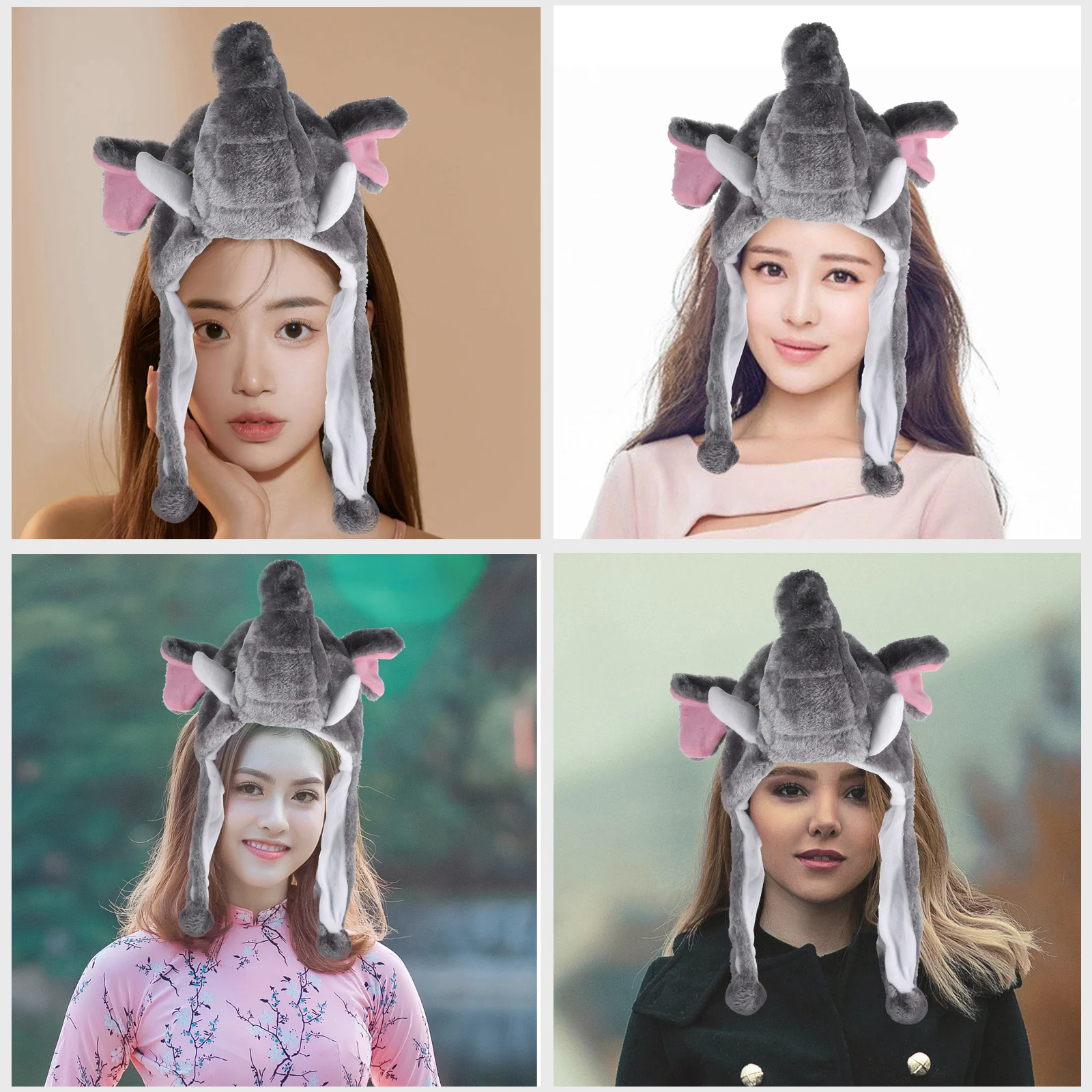 

winter hatanimal hatplush hatanimal hood