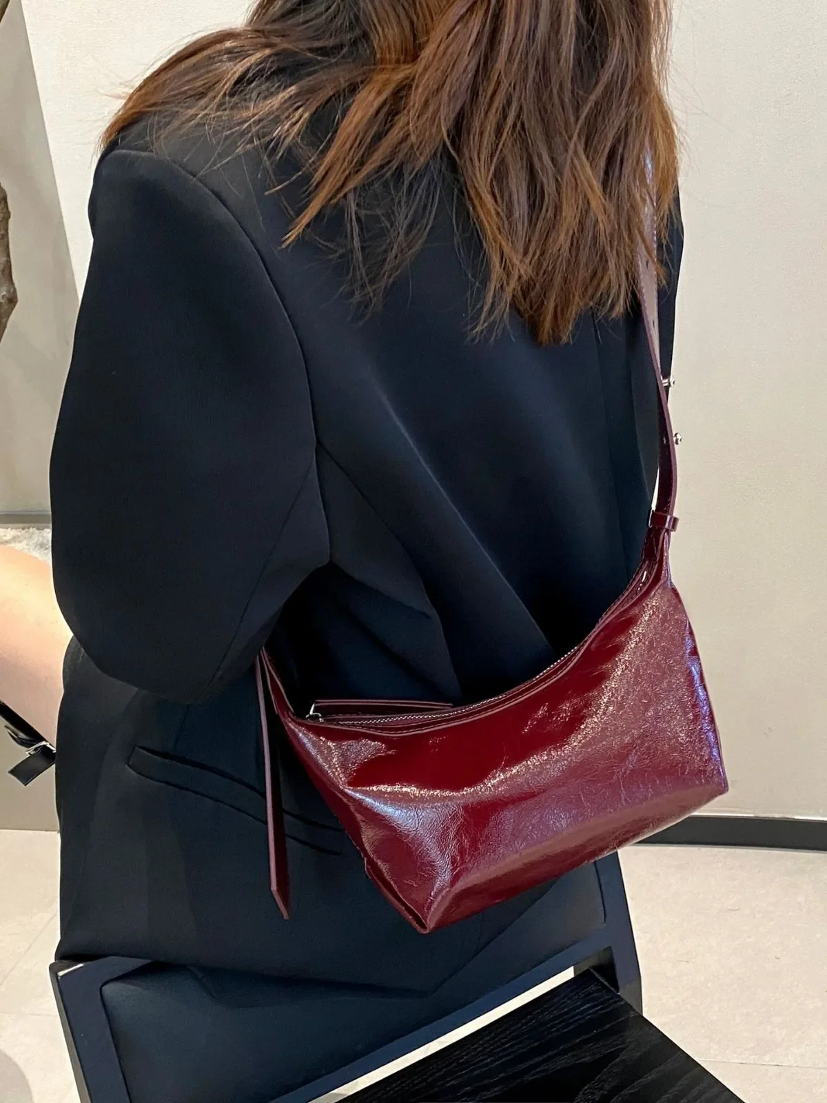 

Soft Leather Silvery Bag Leather Bag Soft Leather Minimalist Crossbody Bag Women Female Luxury Fashion Handbag