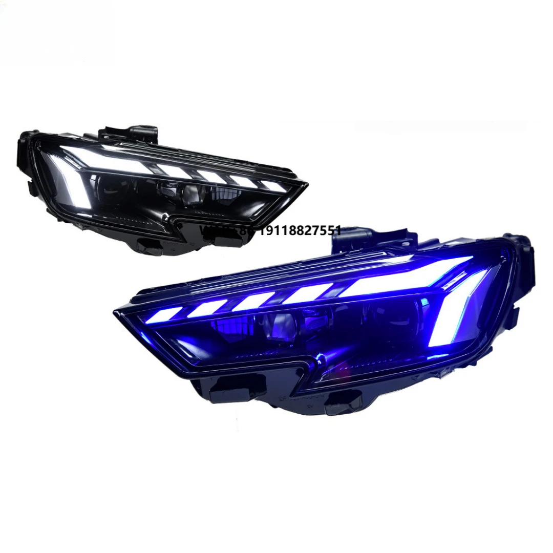 

High Quality LED Headlights for A3 2013-2020 RS3 RS5 Upgrade Projector Head Lamp 6000k Color Automotive Accessories