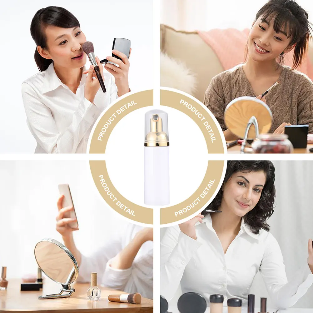 

12pcs 30Ml Empty Facial Cleanser Foaming Bottles Travel Dispenser Reusable Leakproof Shampoo Conditioner Body Wash Lotion