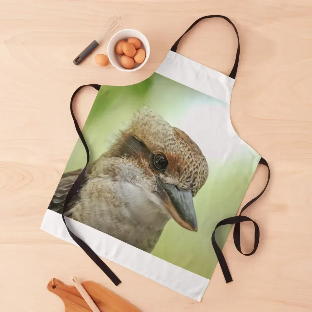 

Kookaburra Portrait Apron Woman Kitchens waiter Kitchen Chef custom women's kitchen Apron