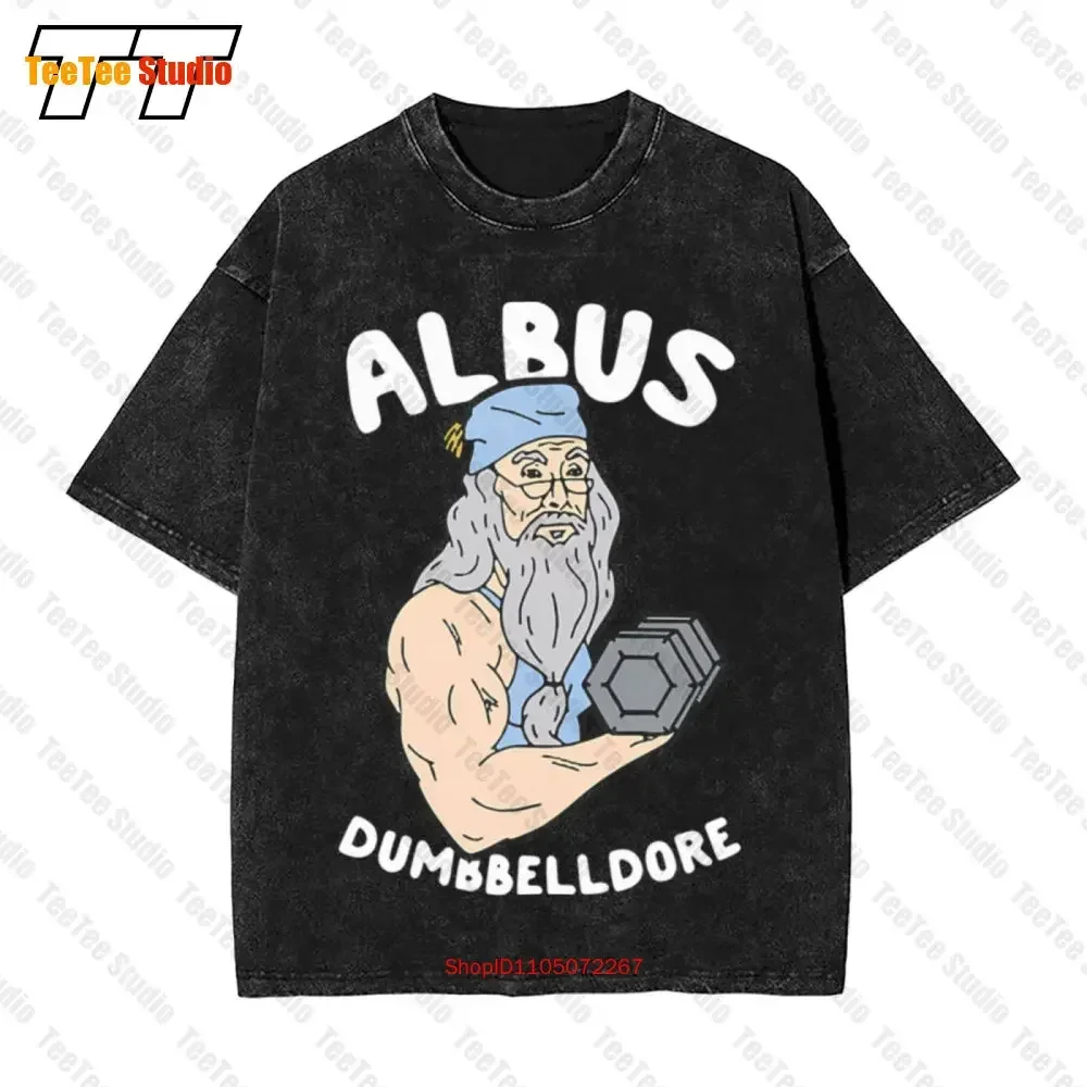 Albus Dumbbelldore Lifting Vintage Oversized T-Shirt 0PVI