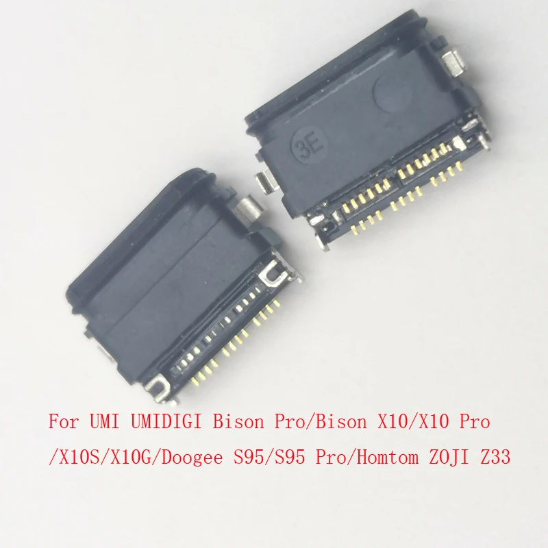 2-20Pcs USB Charger Type C Dock Charging Connector Plug For Doogee S95 Homtom ZOJI Z33 UMI UMIDIGI Bison X10 X10 Pro X10S X10G