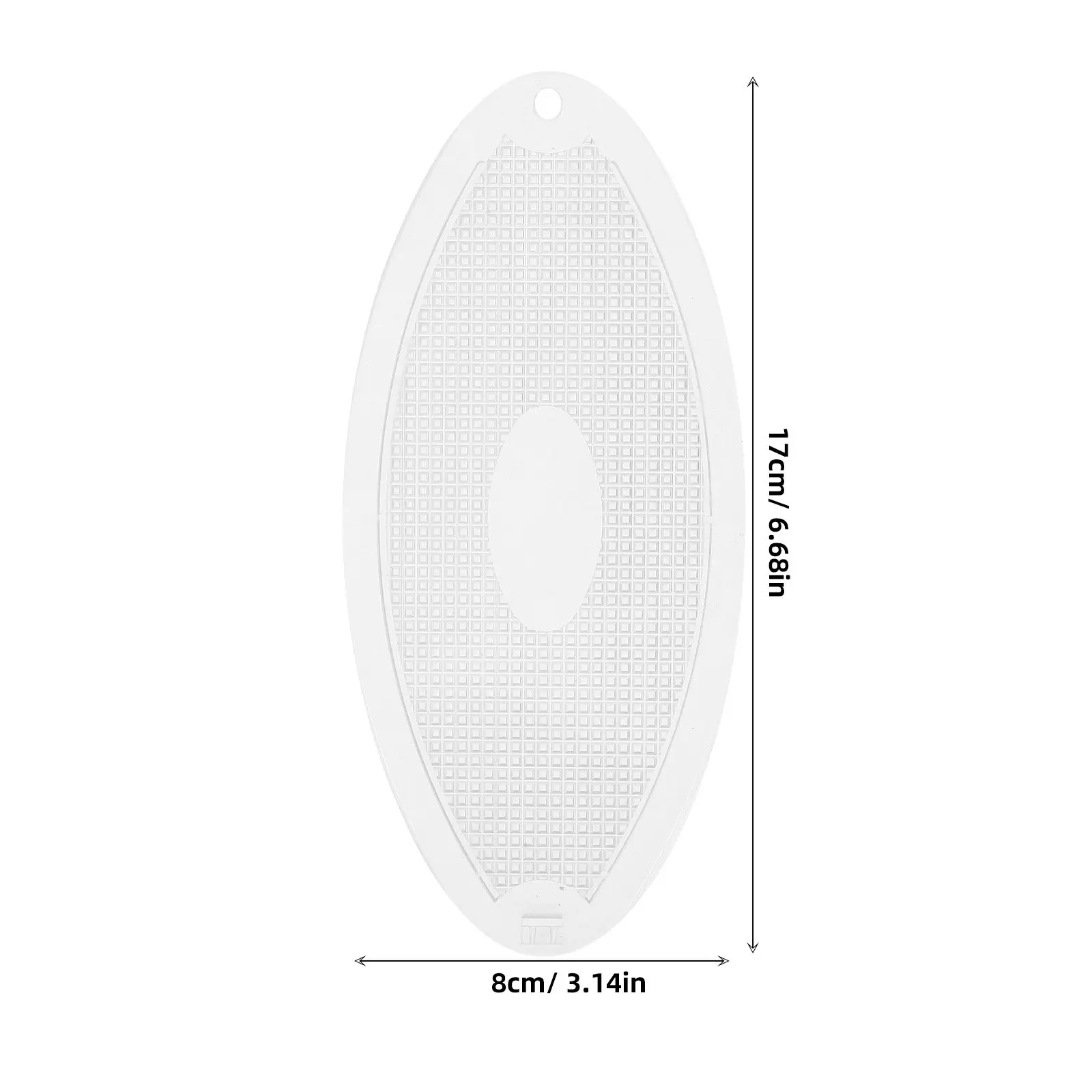2Pcs Oval Range Hood Lamp Guard Plastic Light Lens for Kitchen Hood Lighting Accessories Traditional Chinese Style Functional