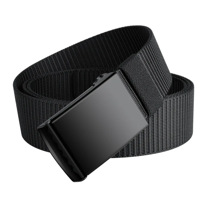 Vollmetall-Automatikschnalle Taktischer Herrengürtel Canvas-Nylon-Militärgürtel Herren Casual Outdoor-Trainingshosen Taillengürtel – Detail 13