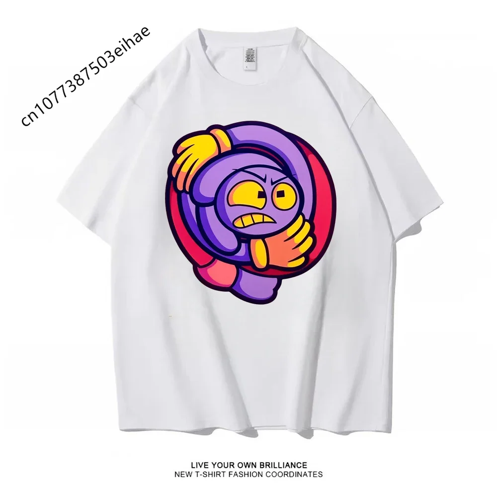 Kids & Adults The Amazing Digital Circus Merchandise T-shirt Breathable Cotton Y2K Fashion Loose Short Sleeve Casual Tees