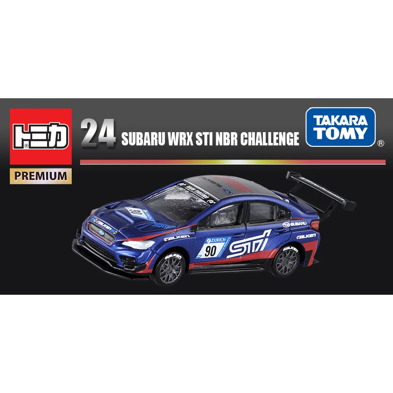 Takara Tomie Black Box Diecast Legering Model Tp24 Subaru Wrx Sport Rally Auto, Kinderen Collectie Display Speelgoed, Kinderen Cadeau.