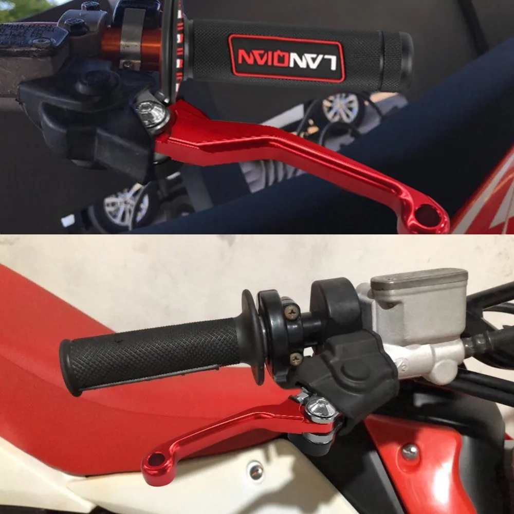 Pivot Brake Clutch Levers Dirt Pit Bike Handle For HONDA CR125R CR 125R CR125 R 1992 1993 1994 1995-2007 Motorcycle Accessories - view 4