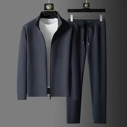 (jackets + trousers) 2025 spring fashion men jackets Man coats long sleeve men's casual jackets men A set of clothes size M-5XL