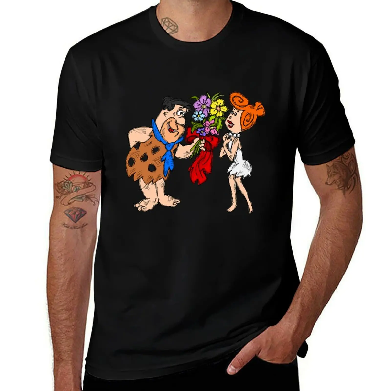

Fred and Wilma Flinstone T-Shirt t shirt personalised funny t shirts man t shirts designer T-Shirt
