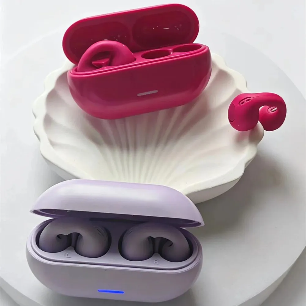 New Clip-on Earphones Wireless Bluetooth Earbuds Sound Quality Long Battery Life Perfect For Sports Headphones