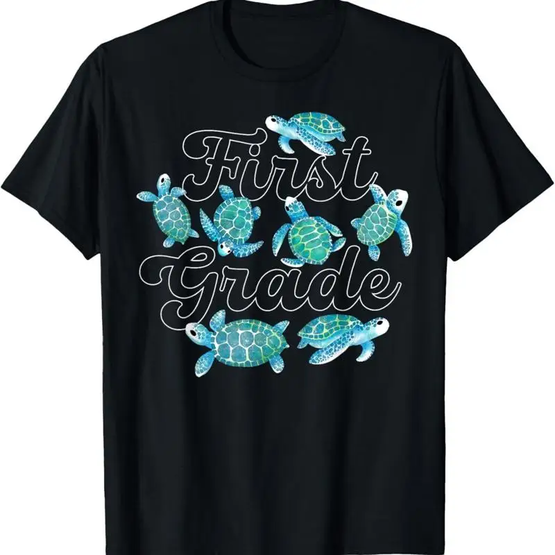 تي شيرت للأطفال لمحبي الحيوانات الأليفة على شكل سلحفاة المحيط من الدرجة الأولى #1