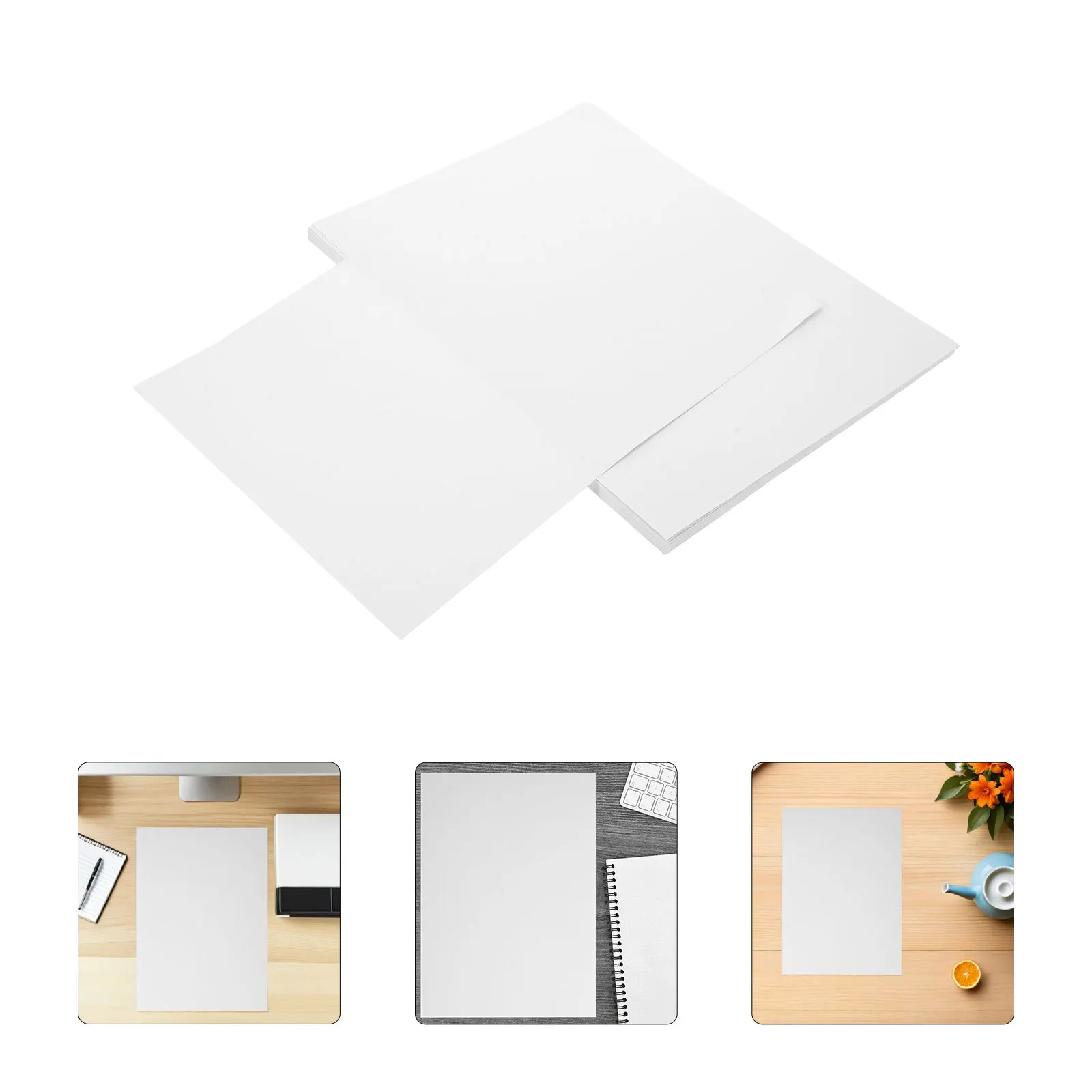 

50pcs Printable Square A4 Sticker Labels Matte For Laser Inkjet Printers Removable Adhesive Paper Storage Organization Product