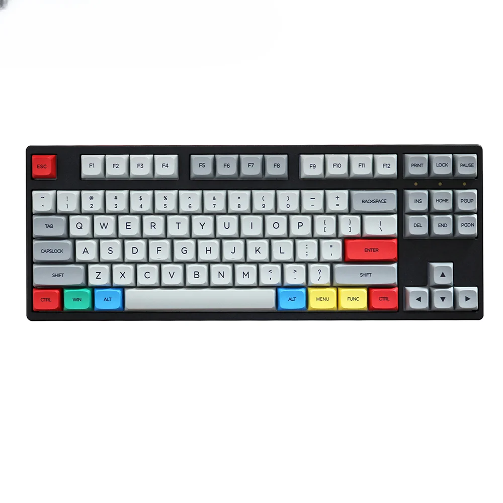 

New Design Ball Shape Retro Dye-Sublimated Vintage GMK Color XDA Profile Granite Hammer PBT Grey Keycaps