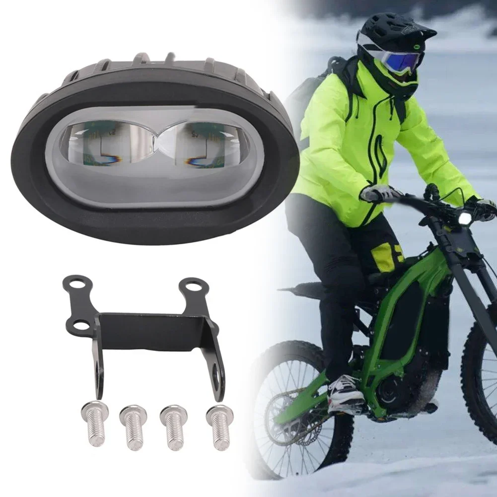 

1 шт. светодиодная фара для Surron Dirt Bike, черная водонепроницаемая фара для Light Bee для X160 X260, детали фар для электровелосипеда