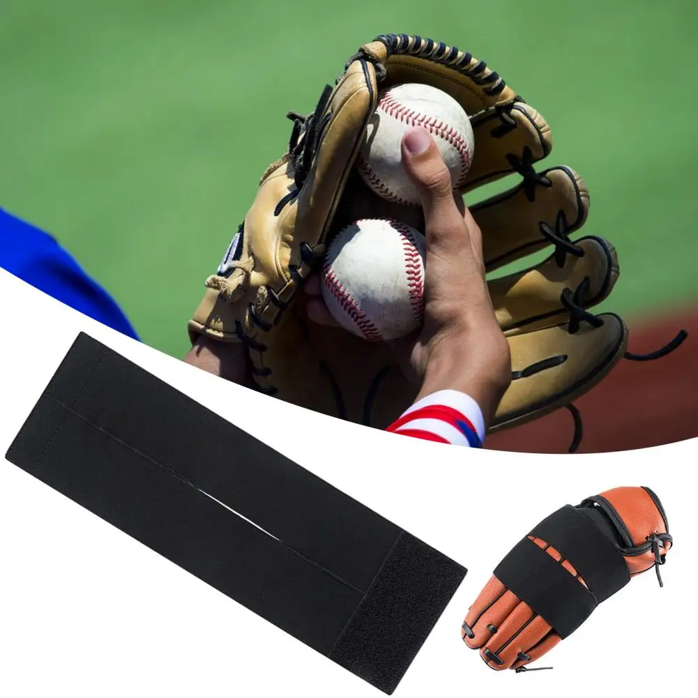 Practical Stretchy Easy to Wear Washable Softball Baseball Glove Strap Athletic Tape Baseball Glove Strap Maintenance