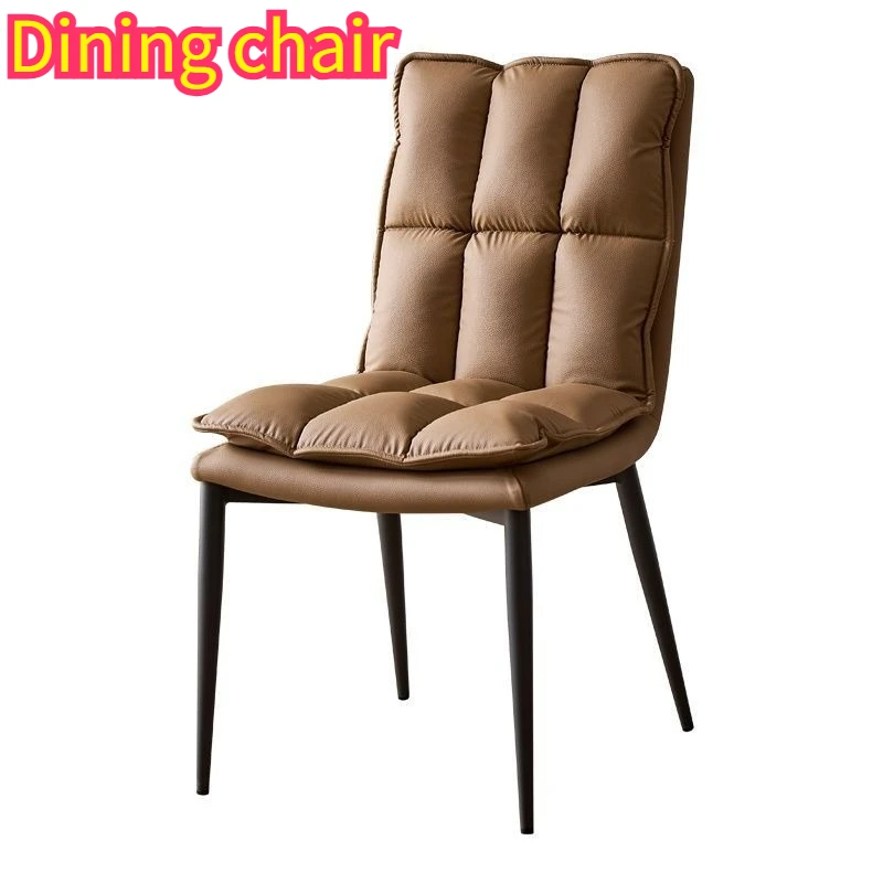 

Dining Chair Light Luxury High-end Italian Nordic Minimalist Style Chair High-end Island Restaurant Dining Table Back Chair